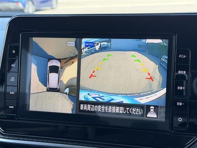 ノート Ｘ　純正９インチナビ　ＴＶ　Ｂｌｕｅｔｏｏｔｈ　ＣＤ　全周囲カメラ　ＥＴＣ　クリアランスソナー　ステアリングスイッチ　デジタルインナーミラー　フロアマット　スマートキー　スペアキー（23枚目）