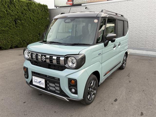 スペーシアギア ハイブリッドＸＺ　両側パワースライドドア　ステアリングヒーター　ルーフレール　プッシュスタートスマートキー　衝突被害軽減システム　アイドリングストップ　シートヒーター　クリアランスソナー　クルーズコントロール（4枚目）