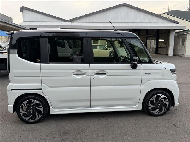 スペーシアカスタム ハイブリッドGS 社外7インチナビ Bluetooth バックカメラ LEDヘッドライト LEDフォグ ETC 両側パワースライドドア シートヒーター クリアランスソナー ステアリングスイッチ フロアマット(7枚目)