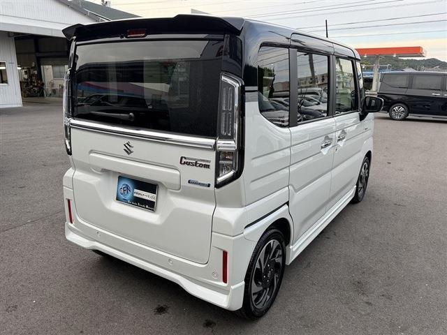 スペーシアカスタム ハイブリッドGS 社外7インチナビ Bluetooth バックカメラ LEDヘッドライト LEDフォグ ETC 両側パワースライドドア シートヒーター クリアランスソナー ステアリングスイッチ フロアマット(8枚目)