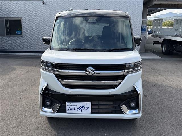 スペーシアカスタム ハイブリッドXS 社外7インチナビ Bluetooth バックカメラ LEDヘッドライト LEDフォグ ETC 両側パワースライドドア シートヒーター クリアランスソナー ステアリングスイッチ フロアマット(5枚目)