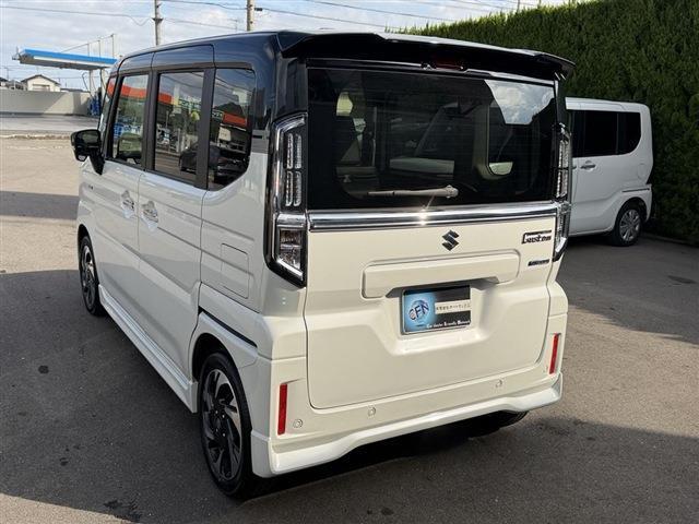 スペーシアカスタム ハイブリッドXS 社外7インチナビ Bluetooth バックカメラ LEDヘッドライト LEDフォグ ETC 両側パワースライドドア シートヒーター クリアランスソナー ステアリングスイッチ フロアマット(10枚目)