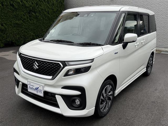 ソリオバンディット ハイブリッドMV 社外ナビ CD DVD Bluetooth バックカメラ 両側パワースライドドア LEDヘッドライト LEDフォグ ETC ドラレコ シートヒーター クリアランスソナー ステアリングスイッチ(4枚目)