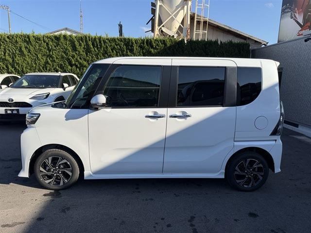 タント カスタムX バックカメラ 両側パワースライドドア LEDヘッドライト LEDフォグ デイライト シートヒーター 純正14インチAW クリアランスソナー ステアリングスイッチ フロアマット 電動格納ミラー(3枚目)