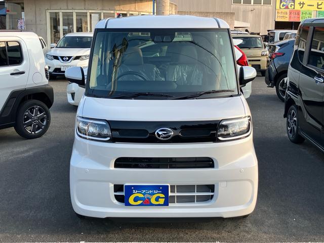 タント Ｘ　届出済未使用車　両側パワースライドドア　シートヒーター　シートバックテーブル　後席サンシェード　衝突被害軽減システム　アイドリングストップ　プッシュスタート　電子パーキング　横滑り防止装置（3枚目）