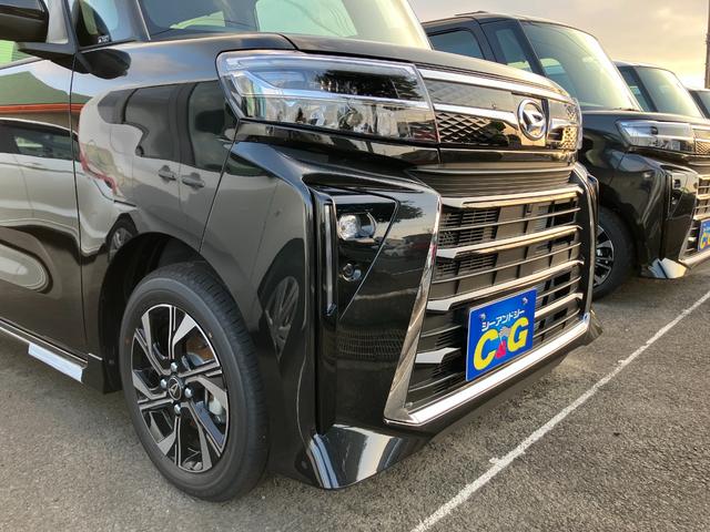 タント カスタムＸ　届出済未使用車　アダプティブクルーズコントロール　両側パワースライドドア　シートヒーター　ＬＥＤヘッドライト　シートバックテーブル　衝突被害軽減システム　アイドリングストップ　後席サンシェード　ＥＴＣ（5枚目）