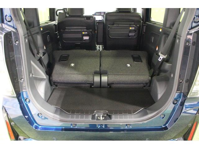 タント カスタムＸ　認定中古車　ＣＶＴ　ナビ　バックカメラ　ＥＴＣ　ステアリングスイッチ　シートヒーター　オートエアコン　助手席ピラーレス　サンシェード　電動格納ミラー　ラゲージボックス　アルミホイール（17枚目）