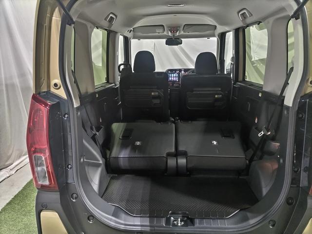 タント ファンクロス 認定中古車 CVT 9インチディスプレイオーディオ バックカメラ キーフリーシステム シートヒーター ステアリングスイッチ 両側パワースライドドア 助手席側ピラーレス LEDヘッドライト(18枚目)