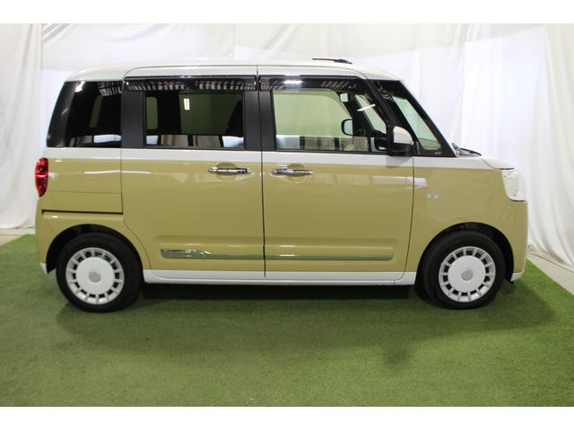 ムーヴキャンバス ストライプスG 認定中古車 CVT バックカメラ キーフリーシステム シートヒーター ホッとカップホルダー ステアリングスイッチ オートライト オートエアコン 両側パワースライドドア 電動格納ミラー(14枚目)