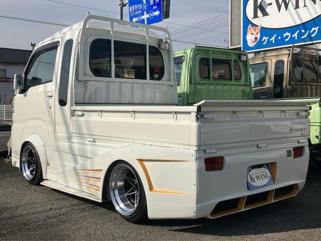 ハイゼットトラック 　構造変更小型貨物　Ｈ２７式　車高調　ローダウン　ハロースペシャル　オートマ　エアコン　パワーウインドウ　パワステ　ＣＤ（6枚目）