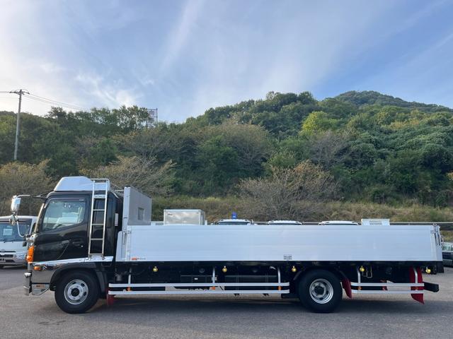 ヒノレンジャー 平ボディ/アルミハイブロック/ワイド/6200/エアサス/最大2950kg積載/6MT/床鉄板/内カン/メッキ架装/200L+100L燃料タンク/ステン道具箱/ETC/トランテックス/240PS(6枚目)
