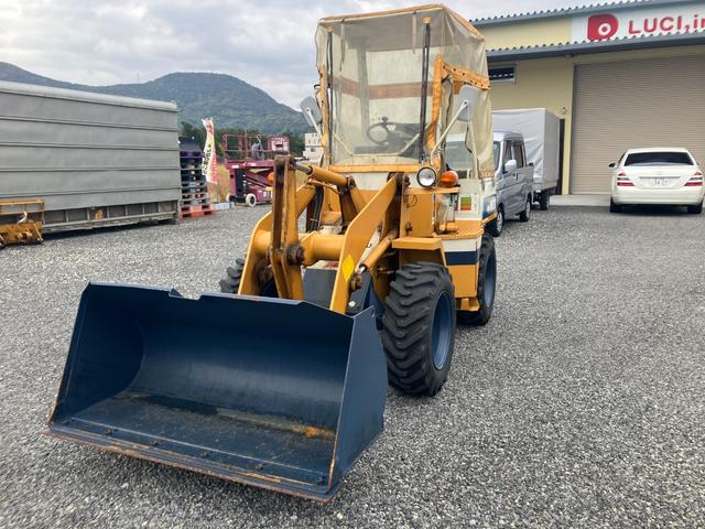 日本 　タイヤショベル　排土板　フォークアタッチメント付　小松製作所　３１８アワー（5枚目）