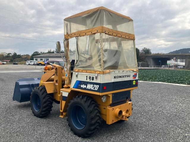 日本 　タイヤショベル　排土板　フォークアタッチメント付　小松製作所　３１８アワー（7枚目）