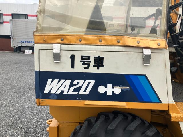 日本 　タイヤショベル　排土板　フォークアタッチメント付　小松製作所　３１８アワー（11枚目）