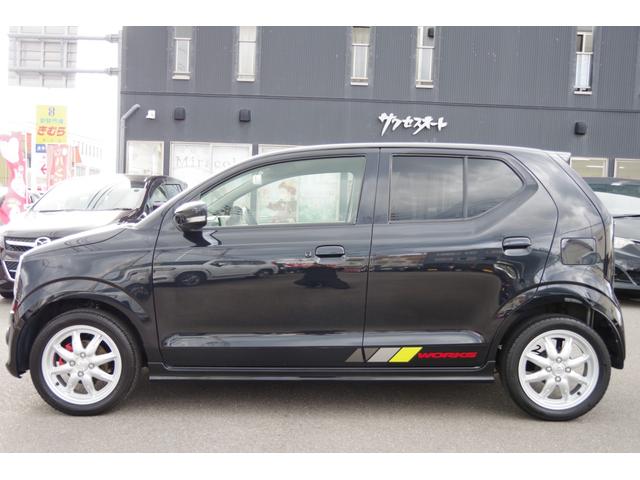 アルトワークス ベースグレード 5速マニュアル 15インチアルミ 社外新品10.1インチディスプレイオーディオ スマートキー2個 プッシュスタート 前席レカロシート キセノンライト パワステ パワーウィンドウ ウィンカードアミラー(9枚目)