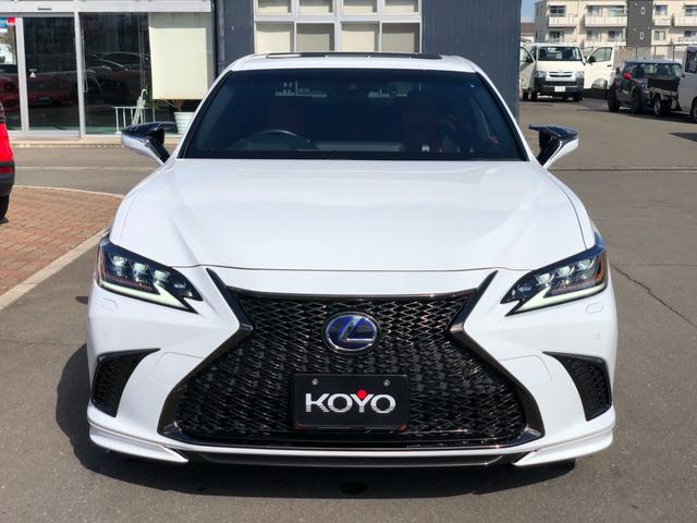 ＥＳ ＥＳ３００ｈ　Ｆスポーツ　メーカー装着１２．３型メモリーナビ　純正ドラレコ　Ｆスポーツ専用シート　ＢＳＭ　ＨＵＤ　デジタルインナーミラー　置くだけ充電　三眼フルＬＥＤヘッドライト　１９インチＡＷ　サンルーフ　ＴＲＤフルエアロ（45枚目）