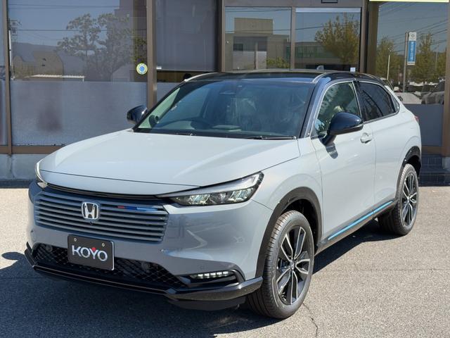 ヴェゼル e:HEV Z・PLaYパッケージ 登録済未使用車 メーカー装着メモリーナビ ハーフレザーシート ホンダセンシング マルチビューカメラ プレミアムオーディオ パノラマルーフ ハンズフリーパワーバックドア 純正18インチAW(18枚目)
