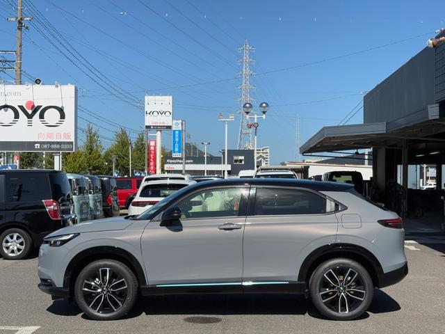 ヴェゼル e:HEV Z・PLaYパッケージ 登録済未使用車 メーカー装着メモリーナビ ハーフレザーシート ホンダセンシング マルチビューカメラ プレミアムオーディオ パノラマルーフ ハンズフリーパワーバックドア 純正18インチAW(24枚目)