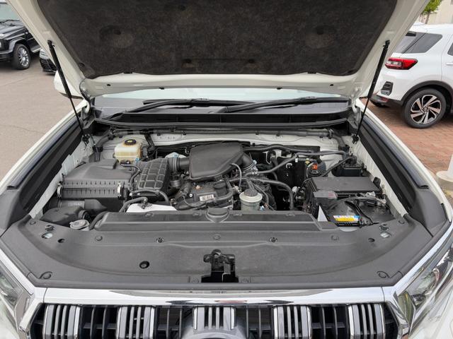 ランドクルーザープラド TX Lパッケージ 買取直販 寒冷地仕様 コムテック前後ドラレコ メーカー装着9型メモリーナビ 本革シート BSM RCTA パノラミックビューモニター 14スピーカー ルーフレール サンルーフ 純正19インチAW(61枚目)