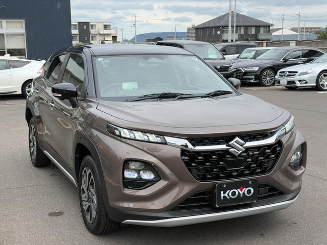 フロンクス ベースグレード メーカー装着9型メモリーナビ ハーフレザーシート スズキセーフティサポート 全方囲モニター BSM オートブレーキホールド HUD ワイヤレス充電器 フルLEDヘッドライト 純正16インチAW(34枚目)