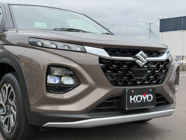 フロンクス ベースグレード メーカー装着9型メモリーナビ ハーフレザーシート スズキセーフティサポート 全方囲モニター BSM オートブレーキホールド HUD ワイヤレス充電器 フルLEDヘッドライト 純正16インチAW(38枚目)