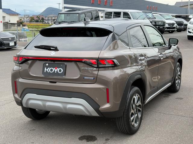 フロンクス ベースグレード メーカー装着9型メモリーナビ ハーフレザーシート スズキセーフティサポート 全方囲モニター BSM オートブレーキホールド HUD ワイヤレス充電器 フルLEDヘッドライト 純正16インチAW(45枚目)