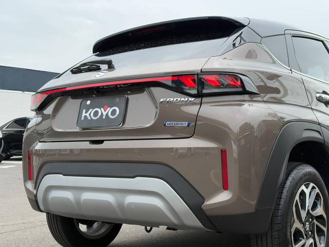 フロンクス ベースグレード メーカー装着9型メモリーナビ ハーフレザーシート スズキセーフティサポート 全方囲モニター BSM オートブレーキホールド HUD ワイヤレス充電器 フルLEDヘッドライト 純正16インチAW(47枚目)