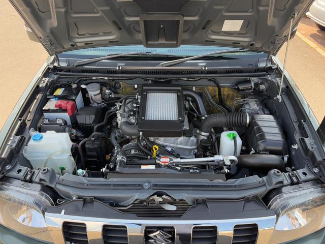 ジムニー ランドベンチャー パナソニックSDナビ フルセグTV バックモニター 革巻きステアリング ハーフレザーシート 運転席シートヒーター ETC車載器 サイドステップ LEDウィンカーミラー 純正16インチAW スペアタイヤ(44枚目)