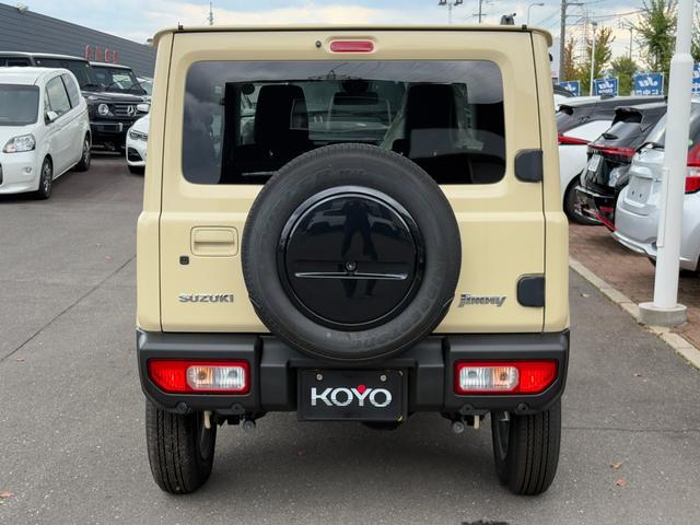 ジムニー XC 届出済未使用車 オーディオレス 革巻きステアリング 前席シートヒーター スズキセーフティサポート オートライト クルーズコントロール 純正LEDヘッドライト 純正フォグランプ 純正16インチAW(36枚目)
