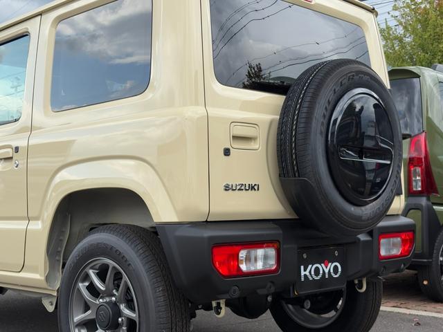 ジムニー XC 届出済未使用車 オーディオレス 革巻きステアリング 前席シートヒーター スズキセーフティサポート オートライト クルーズコントロール 純正LEDヘッドライト 純正フォグランプ 純正16インチAW(38枚目)