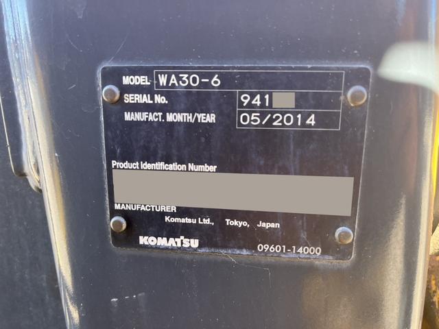 日本 コマツ WA30-6 ホイールローダー アワーメーター1477h(35枚目)