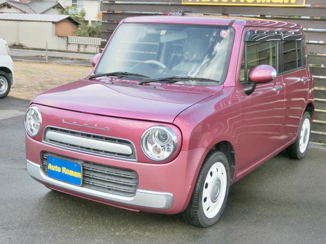 アルトラパンショコラ X 社外ナビ 地デジTV Aストップ スマートキー プッシュスタート オートAC 電格ミラー オートライト ディスチャージライト 純正14アルミ CVT ABS(5枚目)