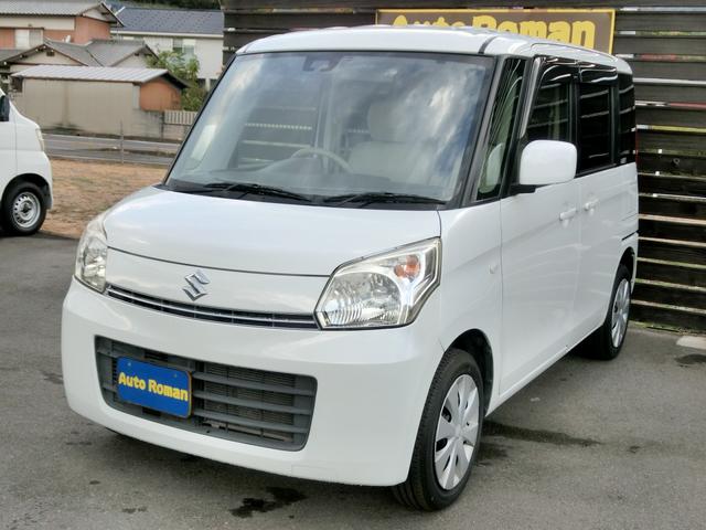 スペーシア X 社外ナビ ワンセグTV ETC パワスラ Aストップ スマートキー プッシュスタート オートAC オートライト ディスチャージライト CVT ABS(5枚目)