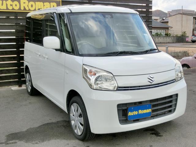 スペーシア X 社外ナビ ワンセグTV ETC パワスラ Aストップ スマートキー プッシュスタート オートAC オートライト ディスチャージライト CVT ABS(6枚目)