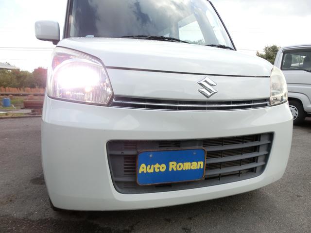 スペーシア X 社外ナビ ワンセグTV ETC パワスラ Aストップ スマートキー プッシュスタート オートAC オートライト ディスチャージライト CVT ABS(30枚目)