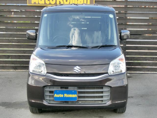 スペーシア Ｇ　社外ナビ　ワンセグＴＶ　ＥＴＣ　シートヒーター　オートＡＣ　Ａストップ　スマートキー　プッシュスタート　ＣＶＴ　ＡＢＳ（4枚目）