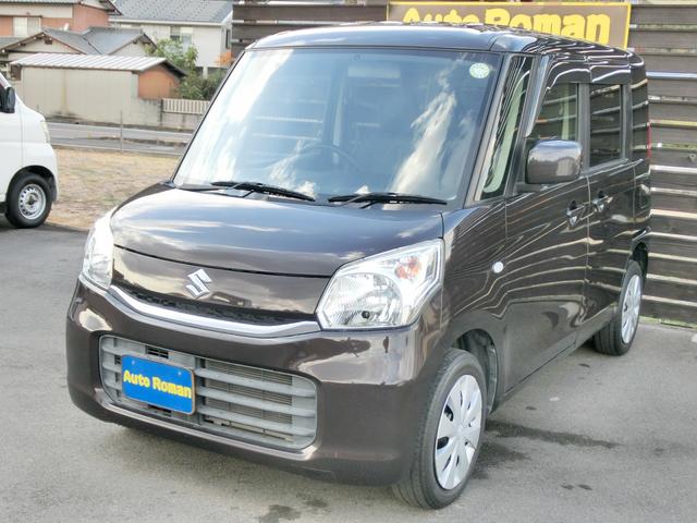 スペーシア Ｇ　社外ナビ　ワンセグＴＶ　ＥＴＣ　シートヒーター　オートＡＣ　Ａストップ　スマートキー　プッシュスタート　ＣＶＴ　ＡＢＳ（5枚目）