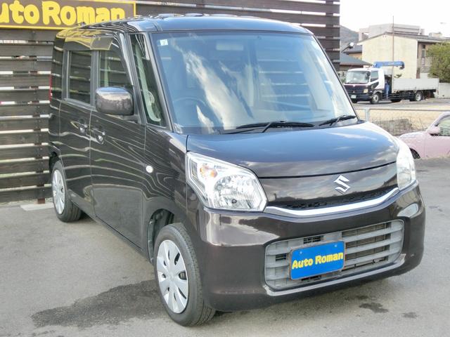 スペーシア Ｇ　社外ナビ　ワンセグＴＶ　ＥＴＣ　シートヒーター　オートＡＣ　Ａストップ　スマートキー　プッシュスタート　ＣＶＴ　ＡＢＳ（6枚目）