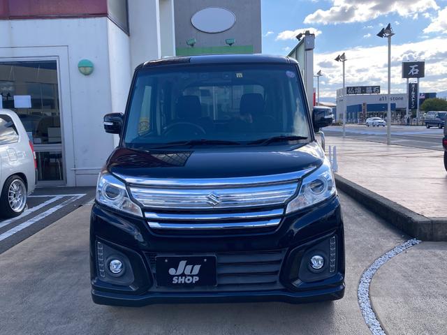 スペーシアカスタム XS ナビ Bluetooth CD DVD 純正アルミホイール 両側パワースライドドア プッシュスタート スマートキー 衝突軽減ブレーキ アイドリングストップ(2枚目)