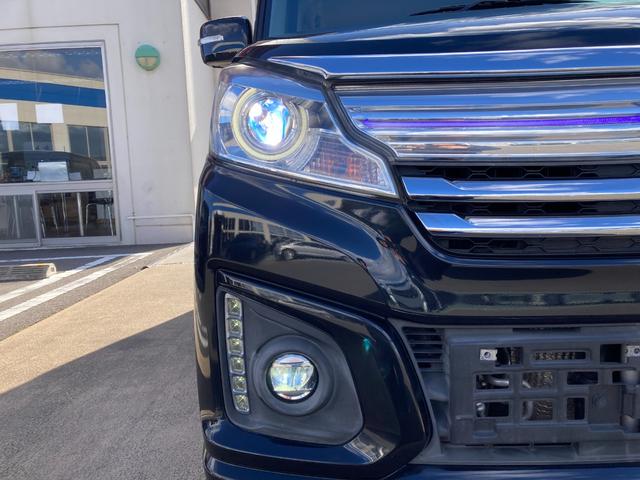 スペーシアカスタム XS ナビ Bluetooth CD DVD 純正アルミホイール 両側パワースライドドア プッシュスタート スマートキー 衝突軽減ブレーキ アイドリングストップ(13枚目)