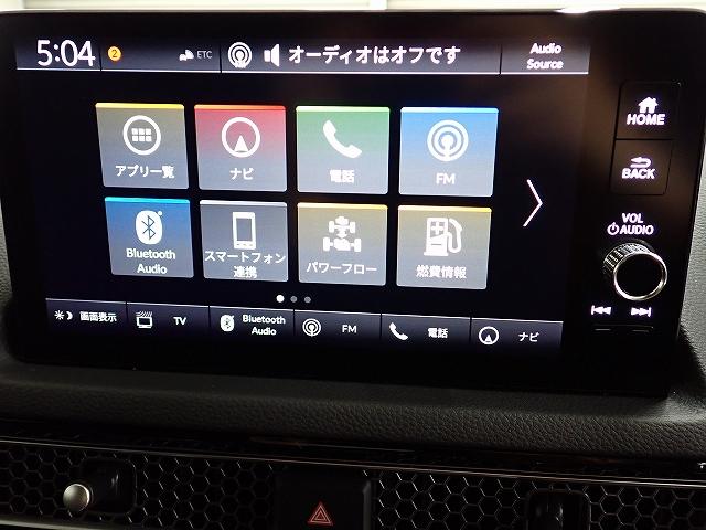 シビック e:HEV ホンダセンシング・ナビ・フルセグ・バックカメラ・ETC・サイドカーテンエアーバッグ・クルーズC・電動シート/ヒーター・18AW 盗難防止システム クリアランスソナー オートクルーズコントロール ABS(2枚目)