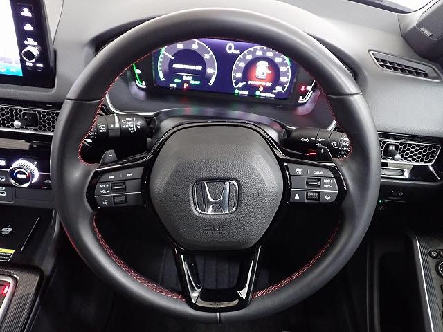 シビック e:HEV ホンダセンシング・ナビ・フルセグ・バックカメラ・ETC・サイドカーテンエアーバッグ・クルーズC・電動シート/ヒーター・18AW 盗難防止システム クリアランスソナー オートクルーズコントロール ABS(7枚目)