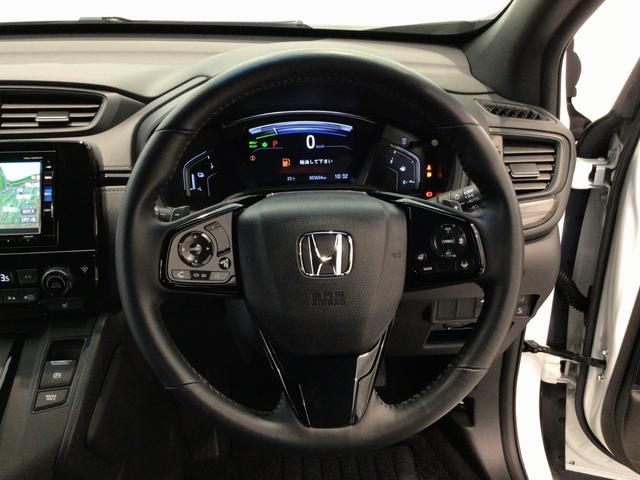 ＣＲ－Ｖハイブリッド ｅ：ＨＥＶＥＸ・ブラックエディション　ホンダセンシング・ナビ・フルセグ・バックカメラ・ＥＴＣ・サイドカーテンエアーバッグ・オートクルーズ・本革電動シート／シートＨ・サンルーフ・１８ＡＷ　衝突被害軽減ブレーキ　ハンズフリーパワーテールゲート（17枚目）