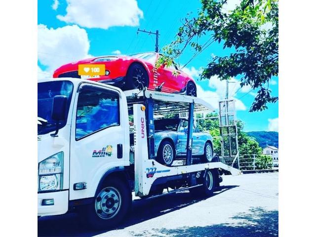 全国販売納車承ります。北は北海道から南は沖縄まで、自社の積載車で別途費用にてご自宅までお車をお届け致します。遠方にお住まいの方もお気軽にお問い合わせください。