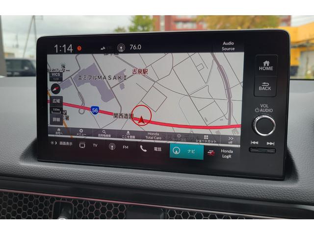 シビック タイプR Honda CONNECT9インチワイドディスプレイ ナビ Bluetooth  AppleCarPlay AndroidAuto ETC バックカメラ LEDヘッドライト  19インチアルミホイール(6枚目)