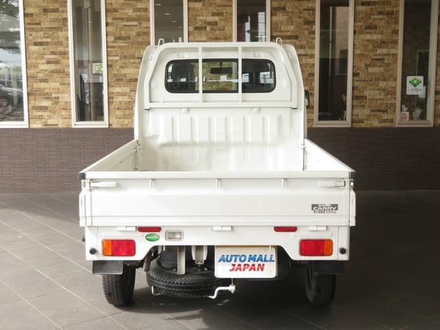 キャリイトラック KCエアコン・パワステ フロア3AT パワステ スペアキー スペアタイヤ 最大積載量350kg ラバーマット ハロゲンヘッドライト ラジオ(AM/FM)(6枚目)
