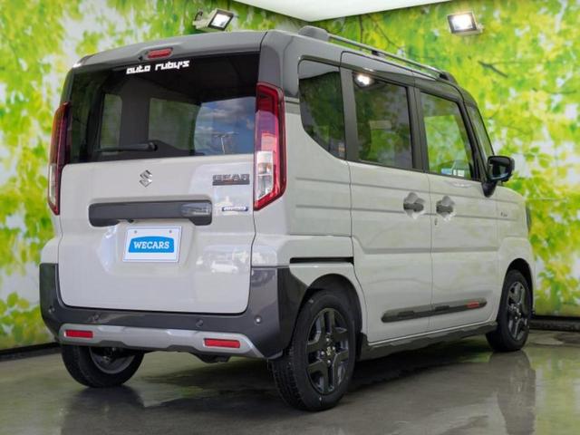 スペーシアギア 4WDハイブリッドXZターボ 保証書/純正 9インチ メモリーナビ/セーフティサポート(スズキ)/両側電動スライドドア/シートヒーター 前席/全方位モニター/車線逸脱防止支援システム/パーキングアシスト バックガイド ターボ(3枚目)