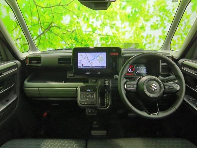 スペーシアギア 4WDハイブリッドXZターボ 保証書/純正 9インチ メモリーナビ/セーフティサポート(スズキ)/両側電動スライドドア/シートヒーター 前席/全方位モニター/車線逸脱防止支援システム/パーキングアシスト バックガイド ターボ(4枚目)