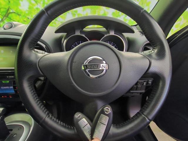 ジューク 15RXタイプV 新品タイヤ/保証書/純正 SDナビ/ヘッドランプ LED/USBジャック/ETC/EBD付ABS/バックモニター/フルセグTV/エアバッグ 運転席/エアバッグ 助手席/衝突安全ボディ バックカメラ(14枚目)