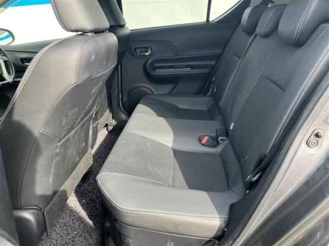 アクア Gブラックソフトレザーセレクション 純正 SDナビ/シート 合皮/Bluetooth接続/ETC/EBD付ABS/横滑り防止装置/アイドリングストップ/バックモニター/フルセグTV/DVD/禁煙車/エアバッグ 運転席/エアバッグ 助手席(6枚目)